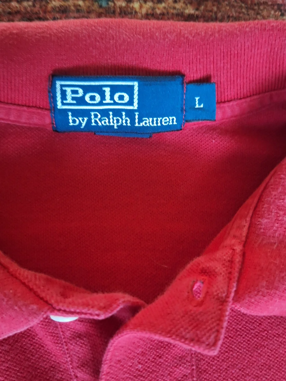Ralph Lauren Red Short-Sleeve Polo with Embroidered Pony